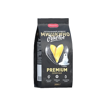 семечки подсолн. жареные соленые  мишкино счастье premium 200г