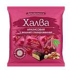 конфеты халва арахис с вишней деликатесса 240г  