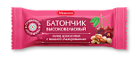 батончик  халва арахис с вишней глазир. мишкино 50г